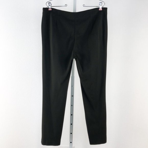 Eileen Fisher Olive Skinny Fit Pants - Picture 3 of 7